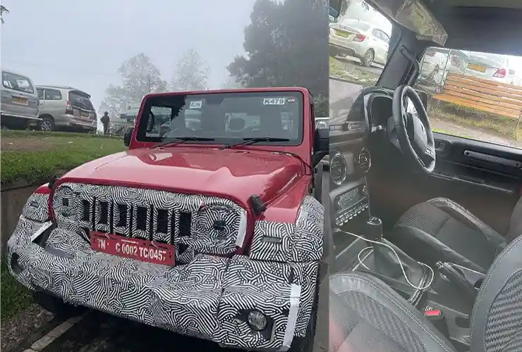 Mahindra thar roxx facelift