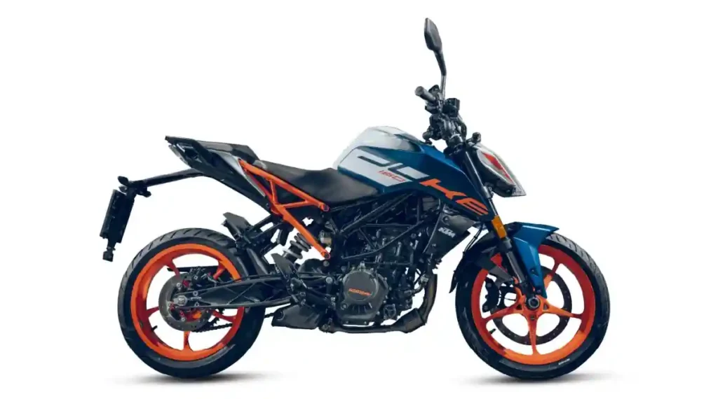 2025 ktm 160 duke side view