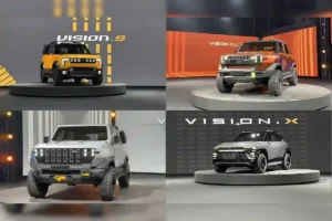 mahindra vision s, vision t, vision x and vision stx concept 2025